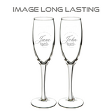 Custom Engraved Champagne Glass (2 pcs a set)
