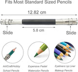 Custom Pencil Extender/Holder Double-Ended with Name (fits 8-10mm pencils)