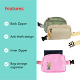 PRINT SUPREMACY Belt Bag with Patches Crossbody Belt Bag