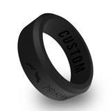 WildFire Odin's Ravens Engraved Beveled Silicone Ring