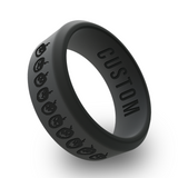 WildFire Halloween 1 Engraved Beveled Silicone Ring
