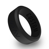 WildFire God is Greater than the Highs and Lows Engraved Beveled Silicone Ring