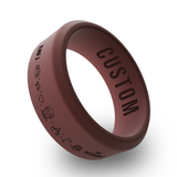 WildFire Personality Types Engraved Beveled Silicone Ring