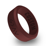 WildFire God is Greater than the Highs and Lows Engraved Beveled Silicone Ring