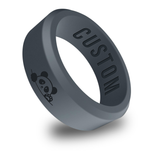 WildFire Cute Panda Animal Engraved Beveled Silicone Ring