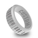 WildFire Piano Keys Silicone Ring