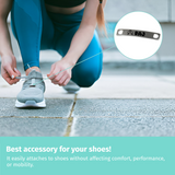 Custom Engraved Logo 2Pcs Metal Shoe Tag, 301 Stainless steel