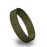 WildFire Square Silicone Ring