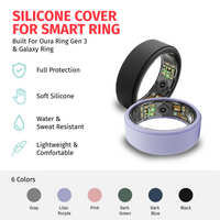1PC Smart Ring Silicone Cover for Ora Ring Gen 3 and Smsng Galaxy Ring, 6 Colors, 2 Sizes