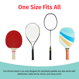 Custom Pickleball Paddle Silicone Band on Racket Racquetball Paddle for Pickleball Lovers