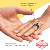 WildFire Silicone Beveled Ring w/ Removable Stainless Steel Plate - PATENTED