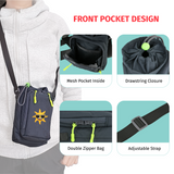 Custom Insulated Water Bottle Holder w/ Adjustable Strap & Pocket, Fits 16oz, 24oz, 32oz, 40oz Tumbler