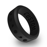 WildFire Pickleball Engraved Beveled Silicone Ring