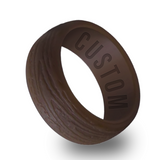 WildFire Wood Style Silicone Ring