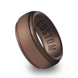 WildFire Beveled Silicone Ring