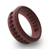 WildFire Halloween 1 Engraved Beveled Silicone Ring