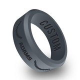 WildFire Softball Engraved Beveled Silicone Ring