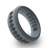 WildFire Halloween 1 Engraved Beveled Silicone Ring