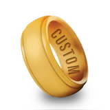 WildFire Beveled Silicone Ring