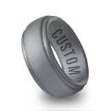 WildFire Beveled Silicone Ring