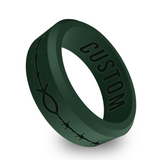 WildFire Barbwire Ikthus Silicone Ring