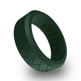 WildFire Braided Wedding Silicone Ring