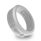 WildFire Celtic Warrior Shield Silicone Ring
