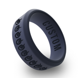 WildFire Halloween 1 Engraved Beveled Silicone Ring