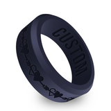 WildFire Two Hearts Silicone Ring