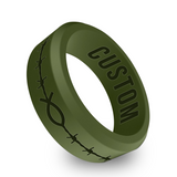 WildFire Barbwire Ikthus Silicone Ring