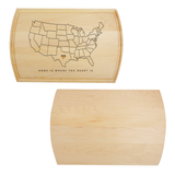 "Texas State" Cutting Board