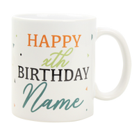 Customized Adult's Birthday Mug