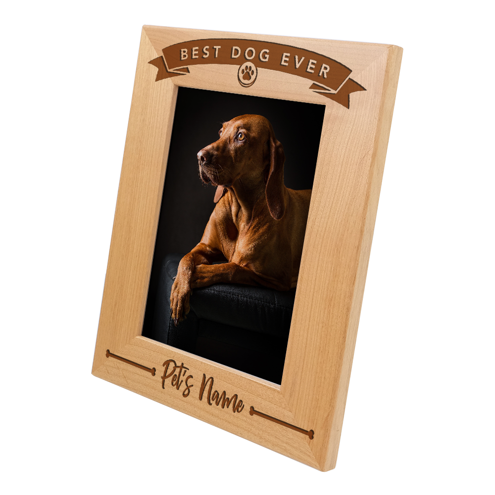 "Best Dog Ever" Customized Frame