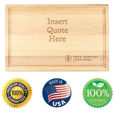 "Logo & Quote" Customized Cutting Board