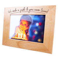 "We Made A Wish" Landscape Frame