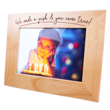 "We Made A Wish" Landscape Frame