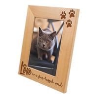 "Love is a Four-Legged Word" Picture Frame