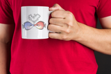 "Kissing Fish" Mug