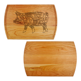 "Pork Cuts" Cutting Board