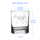 "Promise" Pinky Swear Shot Glass