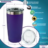 20oz Stainless Steel Travel Drinkware