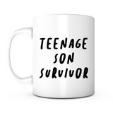 "Teenager Survivor" Mug