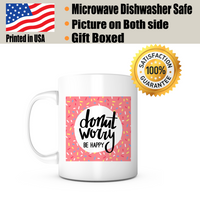 "Donut Worry Be Happy" Mug