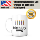 "Birthday Mug" Candles Mug