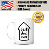 "Best Dad Ever" Arrow Mug