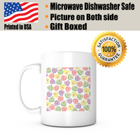 "Valentine's Candy Hearts" Mug