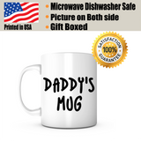 "Mommy's Mug" + "Daddy's Mug" Mug Set