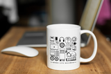 "Work Life Balance" Mug