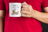 "Home Is Where My Dog Is" Mug