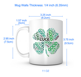 Four Leaf Clover "Good Luck" Mug